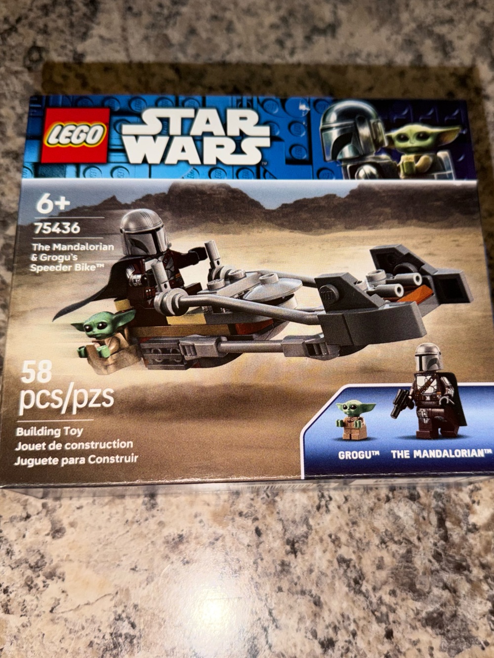 LEGO Star Wars The Mandalorian & Grogu's Speeder Bike 75436, 58 Pieces, 6+ NEW - Picture 8 of 13